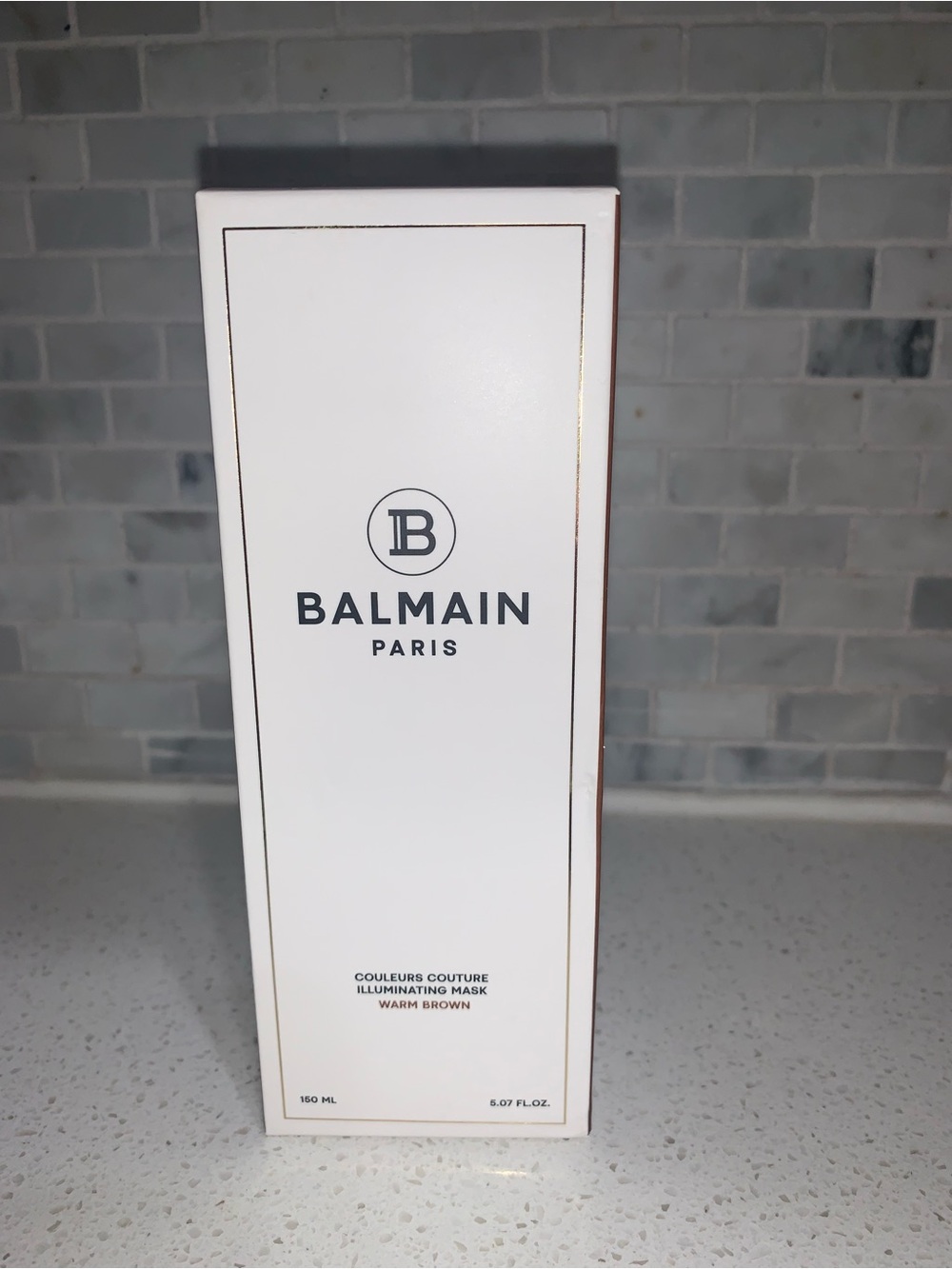 Balmain Couleurs Couture Illuminating Mask - WARM BROWN